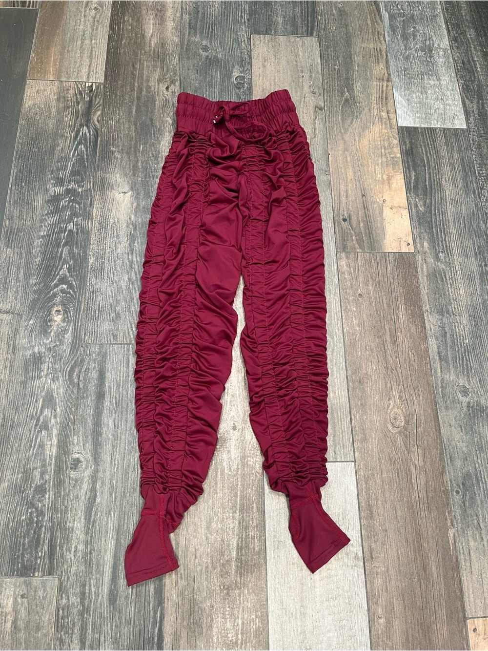 Agogie Women's Wearable Resistance Leggings Ruched Stretch Training Pants Size S